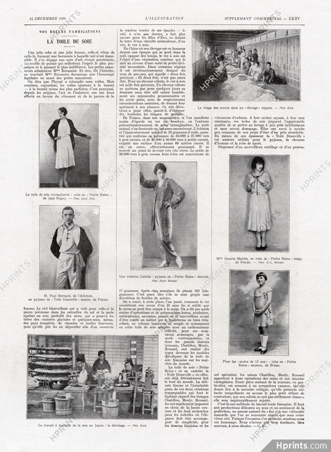 La Toile de Soie 1929 Pyjama Cadolle, Silk