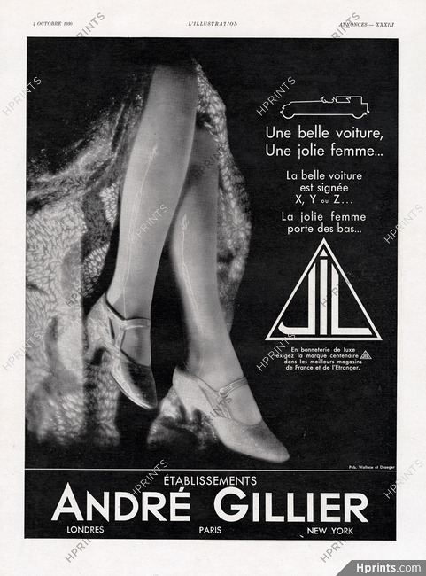 JIL André Gillier (Stockings) 1930 (Version belle voiture)