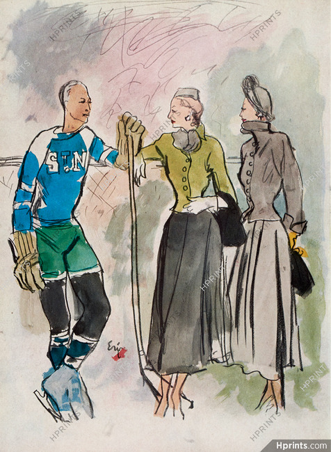 Monte Sano, Nettie Rosenstein 1948 Ice Hockey, Eric (Carl Erickson)