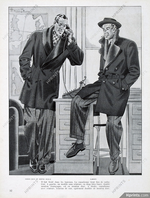 Voisin, Larsen 1945 Men's Clothing, Hemjic