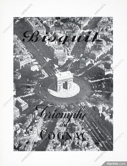 Bisquit (Brandy, Cognac) 1955 Arc de Triomphe