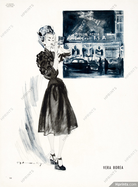 Véra Boréa 1945 Moulin Rouge, Demachy