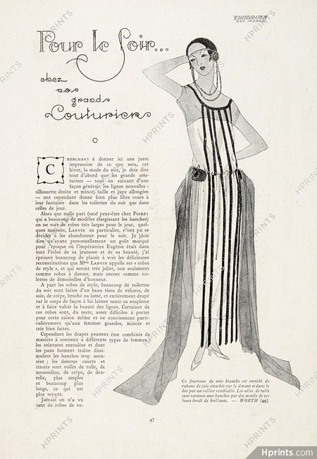 Worth (Couture) 1920
