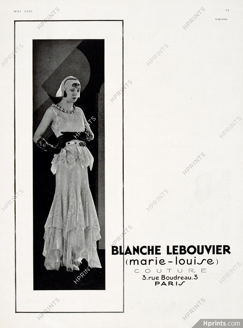Blanche Lebouvier (Marie-Louise) 1930