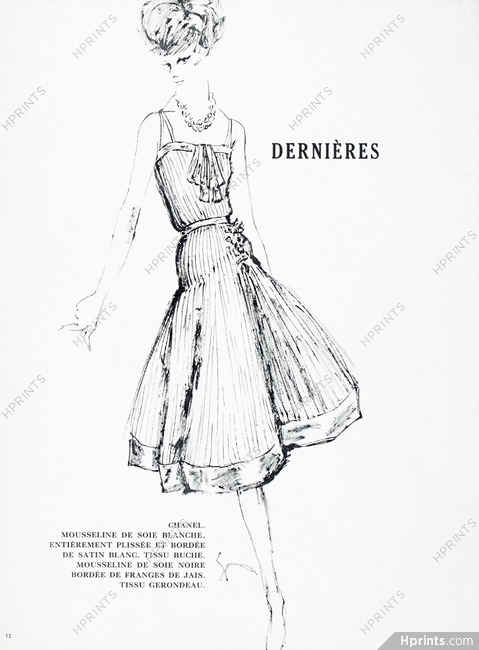Chanel 1959 Evening Dress, Buche