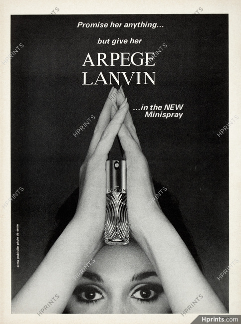 Lanvin (Perfumes) 1967 Arpège Minispray, Atomiser, Photo De Seine