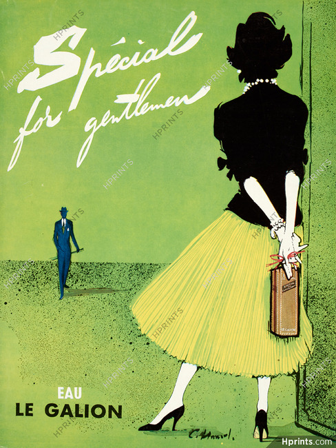 Le Galion (Perfumes) 1957 Special for Gentlemen, Maurel