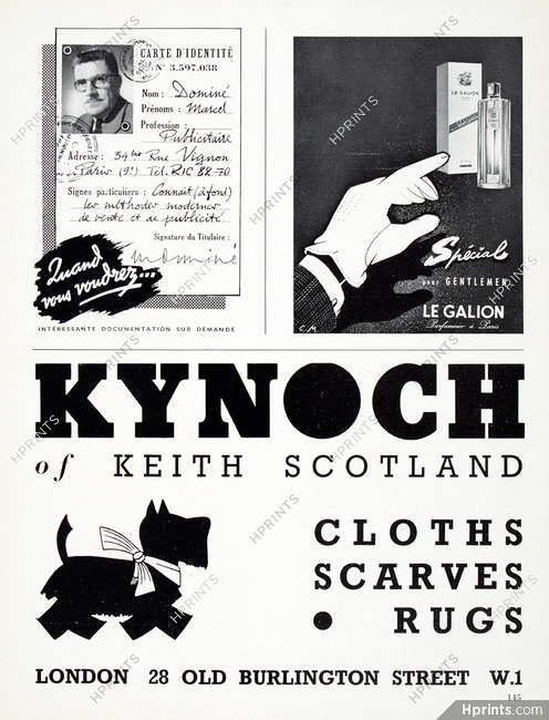 Le Galion, Kynoch 1955 Special for Gentlemen, Maurel