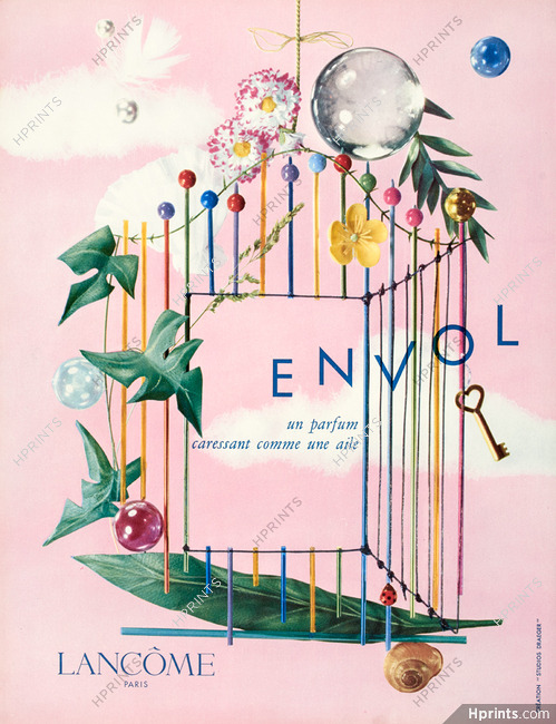 Lancôme 1957 Envol, Création Draeger