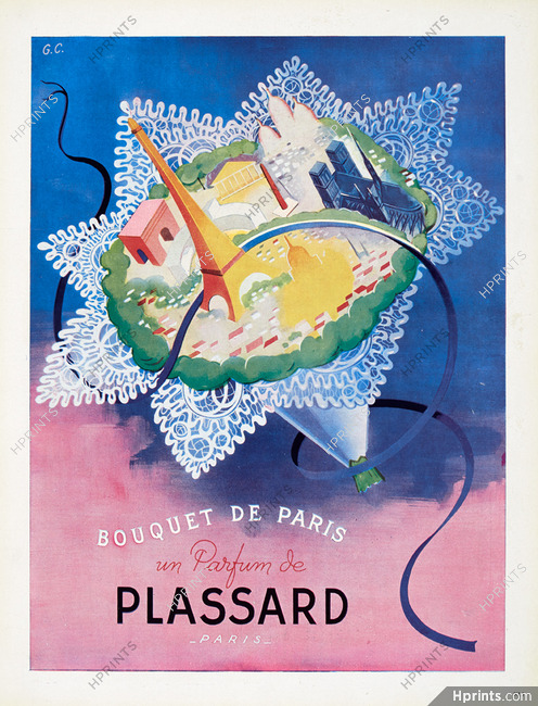 Plassard (Perfumes) 1945 Bouquet de Paris