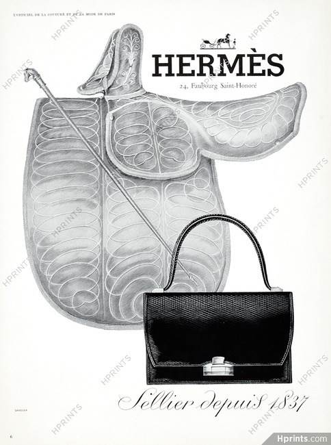 Hermès (Handbags) 1953 Saddle