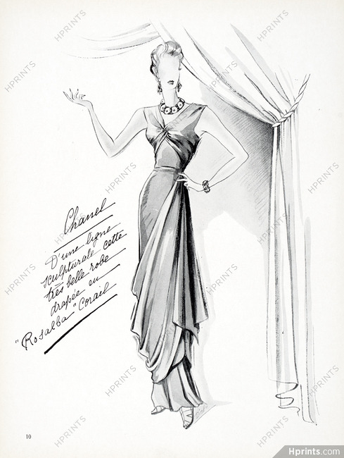 Chanel 1939 Robe en Rosalba Corail