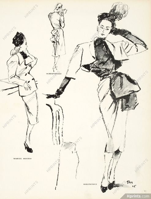 Balenciaga 1946 Pierre Mourgue