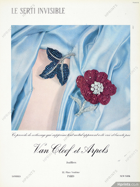 Van Cleef & Arpels 1951 Le Serti Invisible