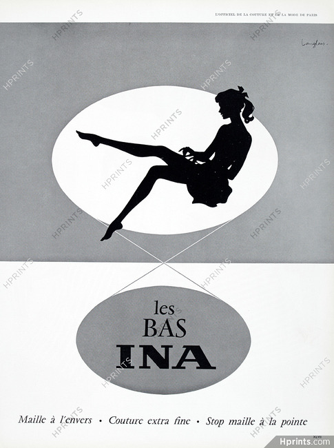 Ina (Hosiery) 1957 Stockings, J. Langlais