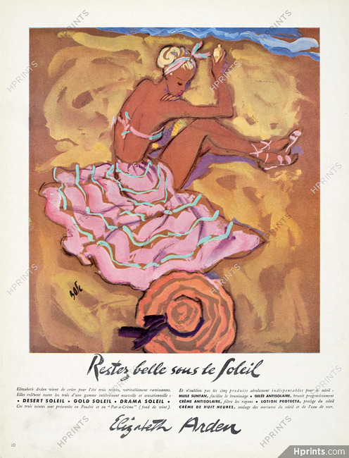 Elizabeth Arden (Cosmetics) 1948 Bathing Beauty, Fernando Bosc