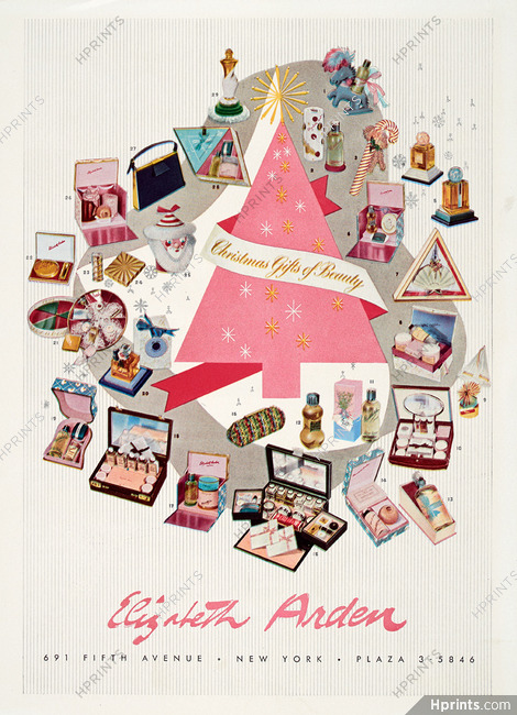 Elizabeth Arden (Cosmetics) 1940 Christmas Gifts Beauty