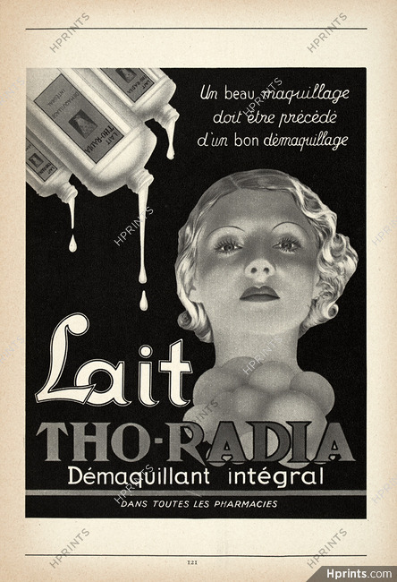 Tho-Radia (Cosmetics) 1939 Lait
