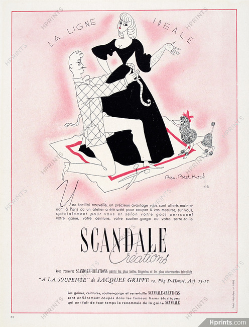 Scandale (Lingerie) 1948 Raymond Bret-Koch
