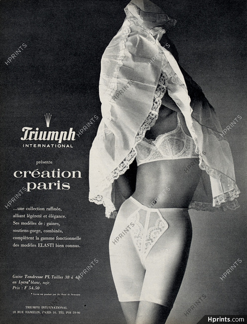 Triumph (Lingerie) 1963 Panty Girdle Bra