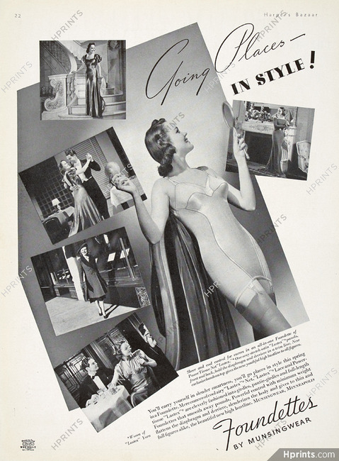 Munsingwear (Lingerie) 1938 Foundettes, Girdle