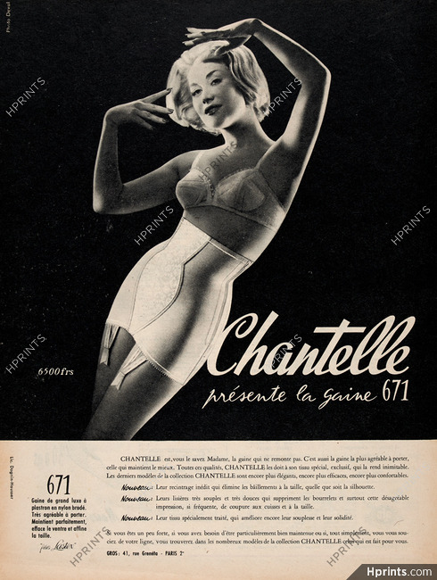 Chantelle 1958 Girdle, Photo Deval