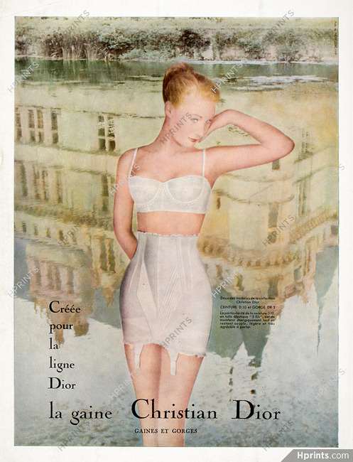 Christian Dior (Lingerie) 1956 Bra Girdle