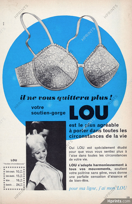 Lou (Lingerie) 1962 Bra