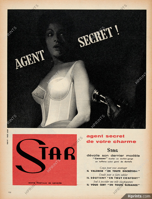 Star (Lingerie) 1963 Agent Secret, Photo Jahan