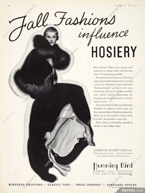 Humming Bird (Hosiery) 1935 Stockings