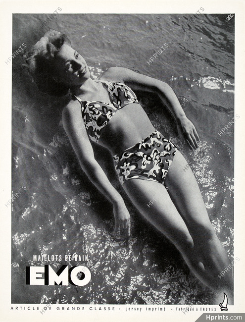 Emo Swimwear — Vintage original prints and images