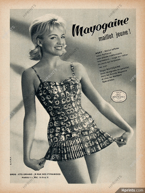 Mayogaine (Swimwear) 1960 Ets Oriano
