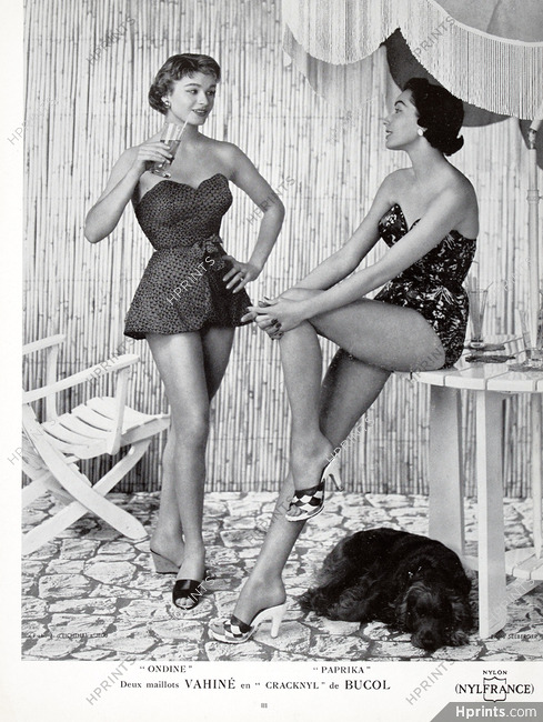 Kestos Vahiné (Swimwear) 1954 Photo Seeberger