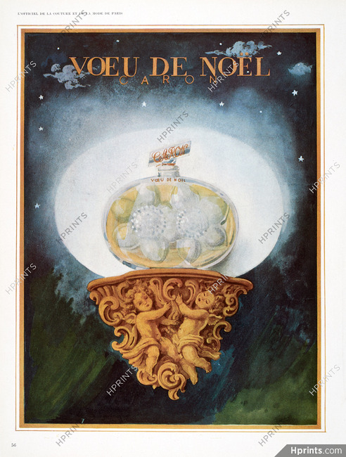 Caron (Perfumes) 1949 Voeu de Noël