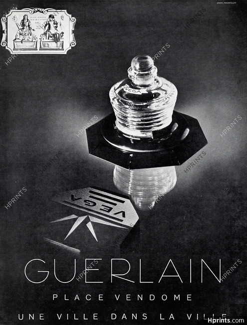 Guerlain (Perfumes) 1937 "Vega" Photo Jeanne Mandello