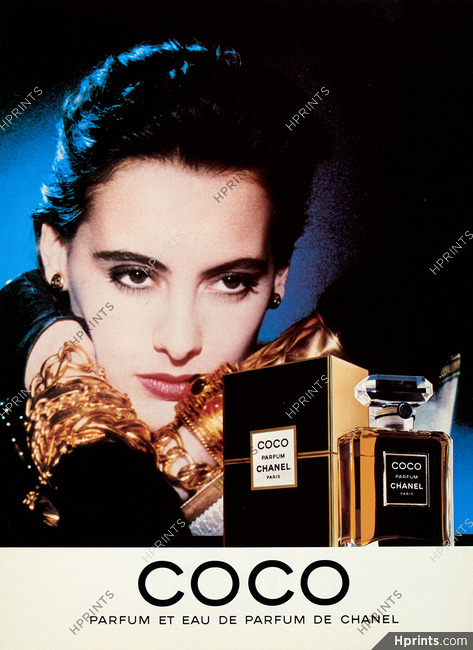 Chanel (Perfumes) 1987 Coco, Inès de la Fressange — Perfumes