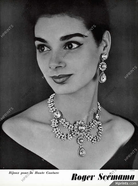 Roger Scémama 1955 Jewels for Haute Couture
