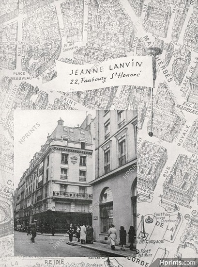 Jeanne Lanvin 1948 Store, 22 Faubourg St Honoré