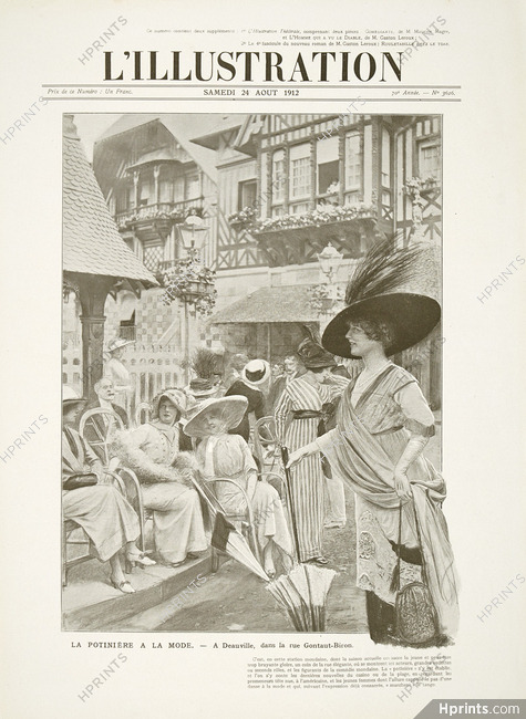A Deauville, rue Gontaut-Biron 1912 La Potinière à la mode