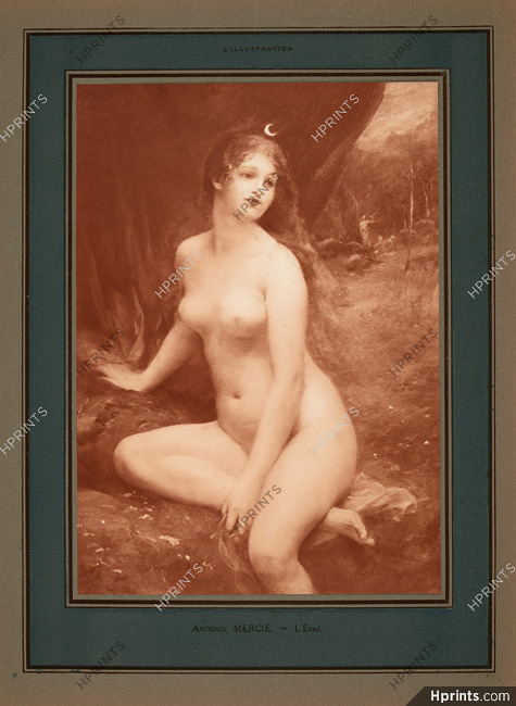 Antonin Mercié 1914 L'Eveil, nude
