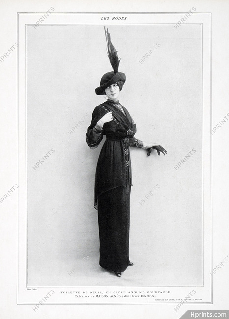 Maison Agnès - Madame Havet 1913 Toilette de deuil, Photo Talbot