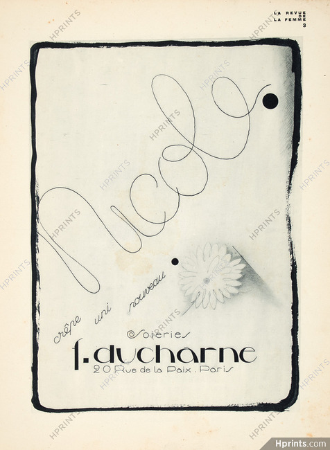 Ducharne (Fabric) 1930 Nicole