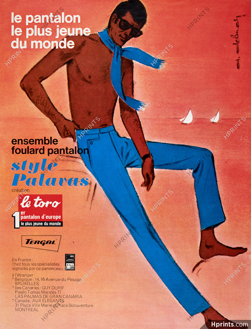 Le Toro, Tergal 1967 Trousers, Men's Clothing, A Delmar