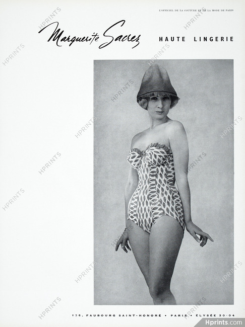 Marguerite Sacrez 1957 Swimwear