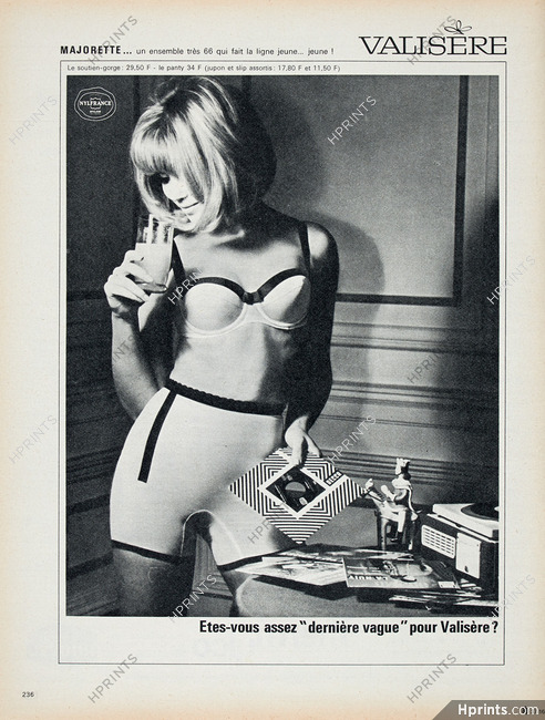 Valisère 1966 "Majorette", Panty, Bra