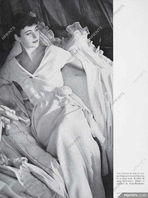 Krivitzki (Lingerie) 1955 Nightdress, Photo Henry Clarke