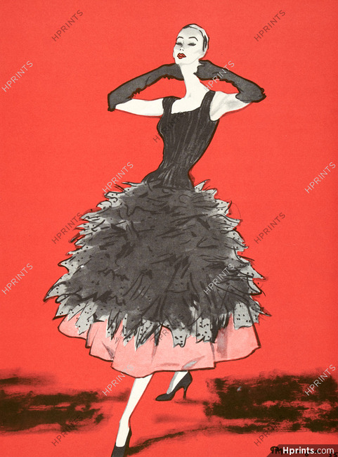 Balenciaga 1955 Evening Dress, Pierre Mourgue