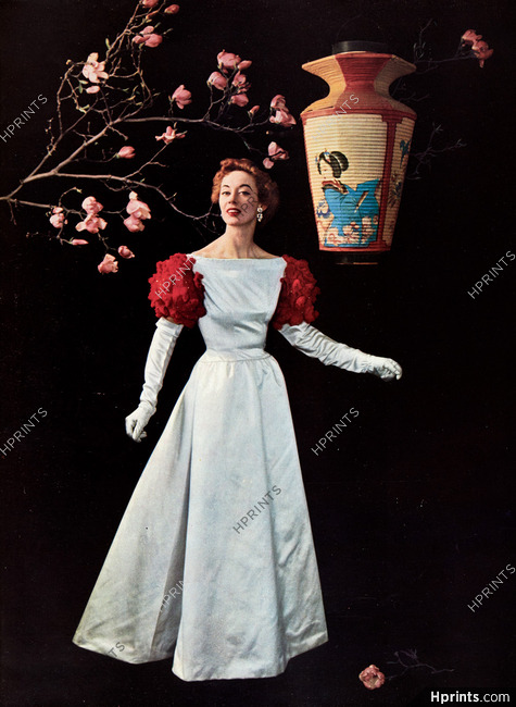 Balenciaga 1954 Evening Dress, Photo Pottier