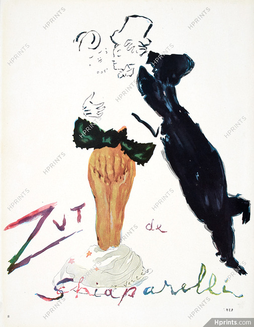 Schiaparelli 1949 Zut, Marcel Vertès