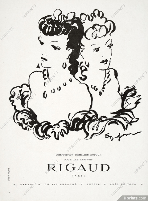 Rigaud (Perfumes) 1946 Émilien Dufour